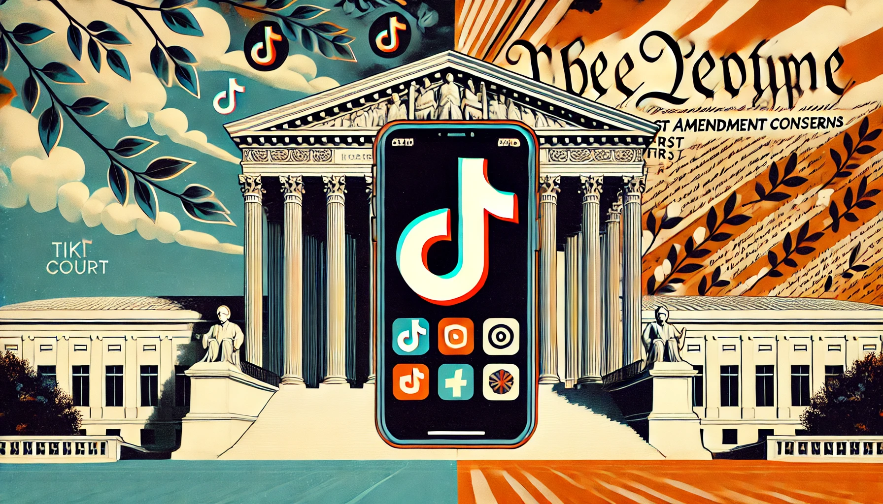 Supreme Court Reviews TikTok Ban Amid First Amendment Concerns